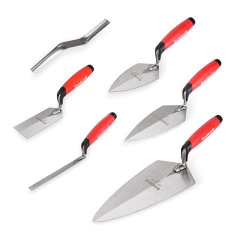 Masons Tool Kit, 9 PC - Masonry Hand Trowels