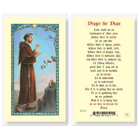 Mass Cards – Saint Francis of Assisi