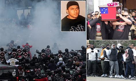 Mass burnouts farewell fallen bikie in New Zealand