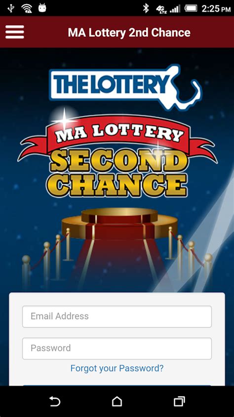 Download the MA Lottery 2nd Chance app to scan tickets! See scanning instructions..
