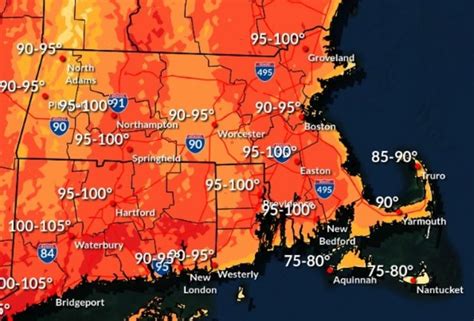 Massachusetts ‘heat advisory’ peaks with near 100-degree heat index values, Boston faces ‘heat emergency’