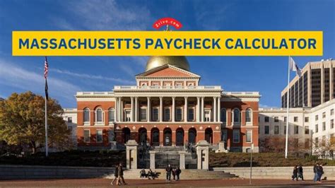 Massachusetts paycheck tax calculator. Things To Know About Massachusetts paycheck tax calculator. 