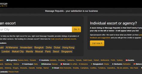 Massage republci. We have 180 Bangkok male escorts on Massage Republic, 110 profiles have verified photos. The most popular services offered are: Massage, Anal Sex, Couples, French kissing, Oral sex - blowjob, COB - Come On Body, Fingering, and CIM - Come In Mouth. Prices range from ฿408 to ฿37,740 (US$ 10 to US$ 1,016), the average cost advertised … 