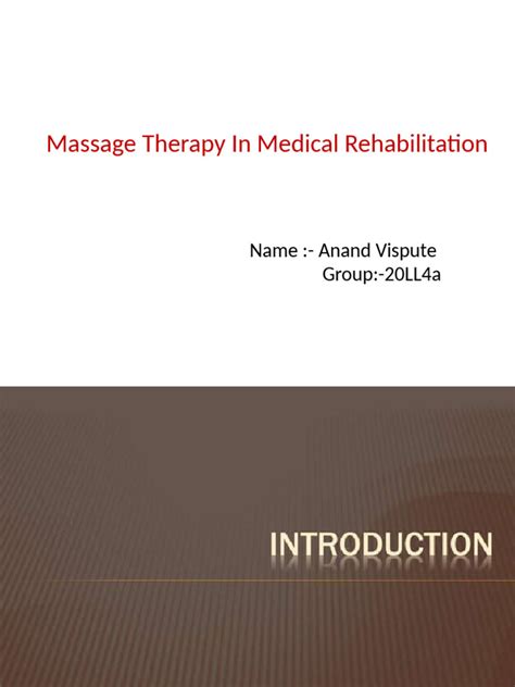 Massage therapy pdf.  &hellip; I&rsquo;m also certified in Cupping, Swe-Thai Mas...