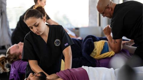 Massage therapy schools. The Commission on Massage Therapy Accreditation is located at 5335 Wisconsin Avenue, NW, Suite 440, Washington, D.C. 20015 and can be reached by phone at 202.895.1518. The Parker University School of Massage Therapy program is structured to prepare students who plan to practice in Texas. 