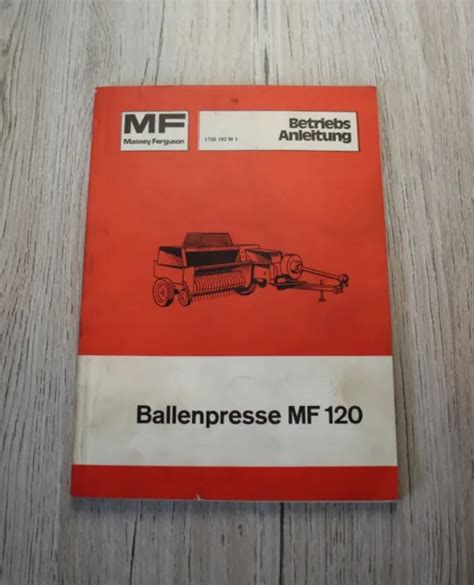 Massey ferguson 120 ballenpresse service handbuch. - Answers to modern world history study guide.