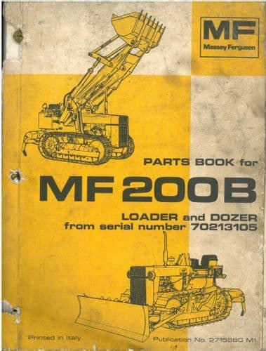 Massey ferguson 200b dozer service manual. - 2001 suzuki quadrunner 250 service manual.