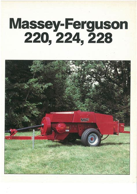 Massey ferguson 228 hay baler manual. - Operation manual of marapco diesel generators.
