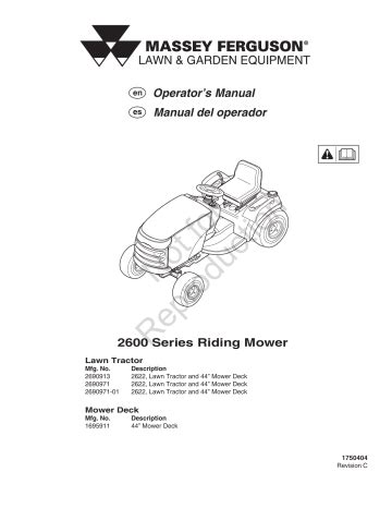 Massey ferguson 2600 series parts manual. - Guide to memory mastery by harry lorayne.