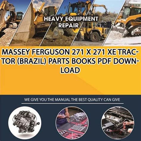 Massey ferguson 271 x service manual. - Polaris xplorer 250 4x4 service manual.