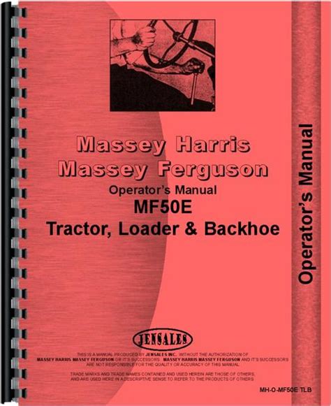 Massey ferguson 50e industrial tractor manual. - La guida per principianti al restauro di motociclette classiche.