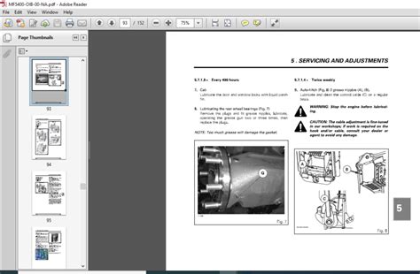 Massey ferguson 5455 operators manual. .  ...