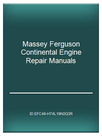 Massey ferguson continental engine repair manuals. - Retinal detatchment surgery a practical guide.