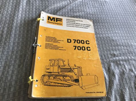 Massey ferguson d700c crawler loader dozer parts catalog manual. - Jewels of north east england a travel guide.