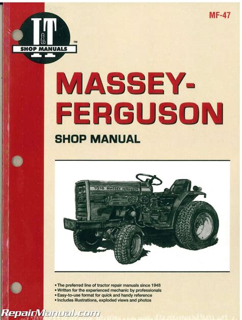 Massey ferguson mf 1010 1020 repair manual. - Ford ef falcon fuel system workshop manual.