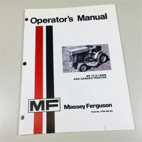 Massey ferguson mf 12 g garden tractor operators manual. - Airport planning and development handbook a global survey.