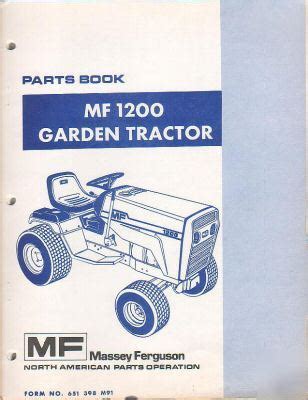 Massey ferguson mf 1200 l g tractor attach special order parts manual. - Es hora de ver a jesus.