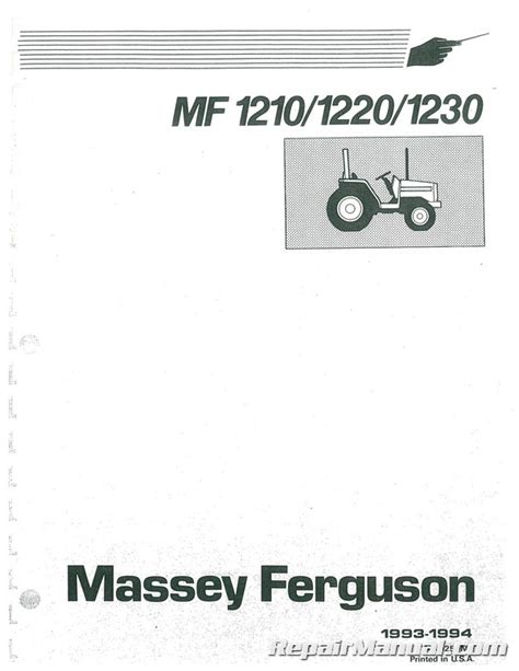 Massey ferguson mf 1210 compact tractor parts manual. - Restoration miscellaneous electronic fuel injection manual mitchells a troubleshooting guide.