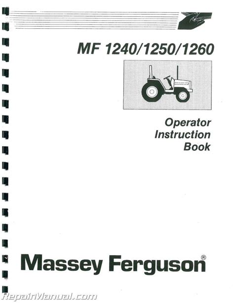 Massey ferguson mf 1240 compact tractor after e40101 parts manual. - Ultimate mma strength and conditioning master manual.