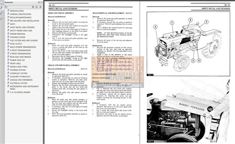 Massey ferguson mf 135 148 tractor workshop service repair manual 1 download. - Technics organ manuals for a sxea3.