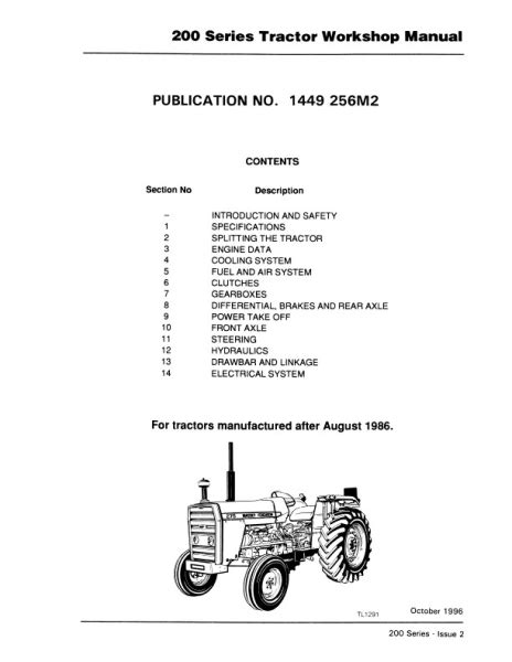 Massey ferguson mf 243 engine only service manual. - Manuale di jones and shipman 310.