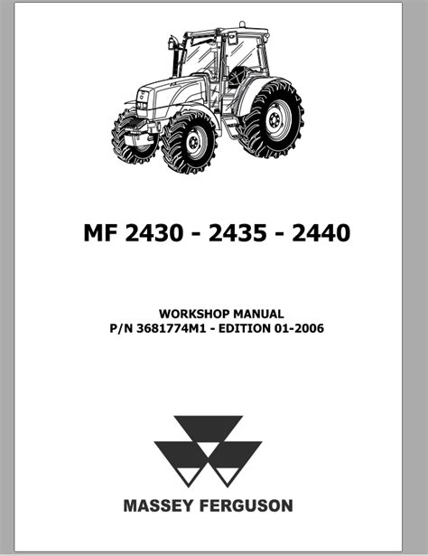 Massey ferguson mf 2430 2435 2440 reparaturanleitung download massey ferguson mf 2430 2435 2440 workshop manual download. - Chemical and process plant a guide to the selection of.