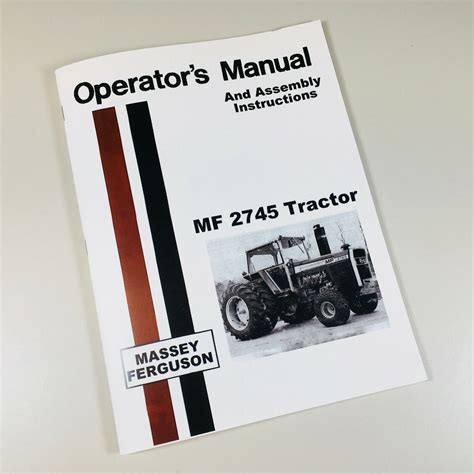 Massey ferguson mf 2745 2775 2805 tractor workshop service shop repair manual 3 ring binder. - The sanford guide to antimicrobial therapy sanford guides.