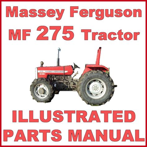 Massey ferguson mf 275 p12018 tractor parts list manual guid. - Manuale del vero tapis roulant 500.