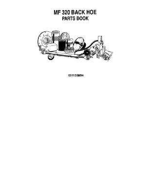 Massey ferguson mf 320 backhoe parts manual 651155m94. - Lithium in neuropsychiatry the comprehensive guide.