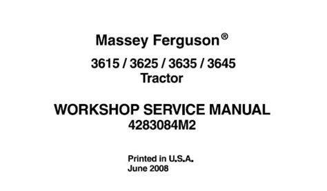 Massey ferguson mf 3615 3625 3635 3645 traktor werkstatt service reparaturanleitung mf3600 serie 1. - Pro javafx 8 a definitive guide to building desktop mobile and embedded java clients.