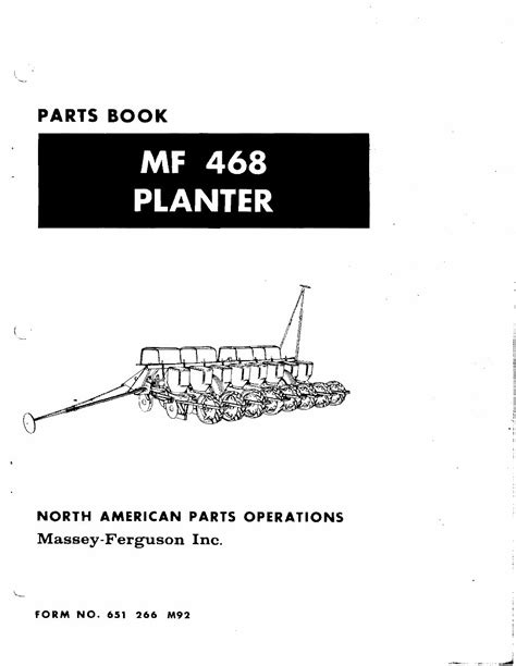 Massey ferguson mf 468 planter parts manual 651266m92. - Bentley service manual mini cooper s.