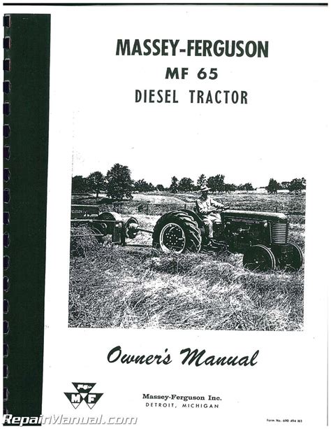 Massey ferguson mf 65 mf65 tractor i t service repair shop manual mf 19. - Guida allo studio della letteratura italiana..