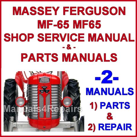 Massey ferguson mf 65 mf65 tractor it service repair shop manual mf 19. - Kioti daedong ex50 ex50h tractor service parts catalogue manual instant.