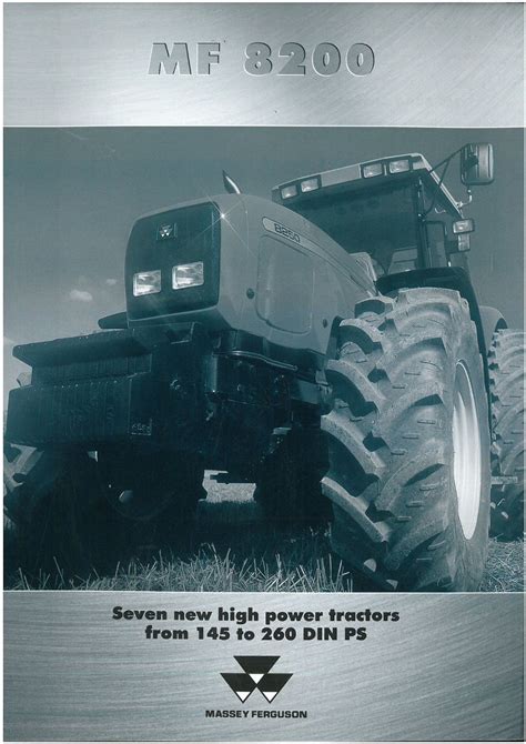 Massey ferguson mf 8210 8220 8240 8250 8260 8270 8280 tractor workshop service repair manual 8200 series 1 download. - Hill rom totalcare sport service handbuch.