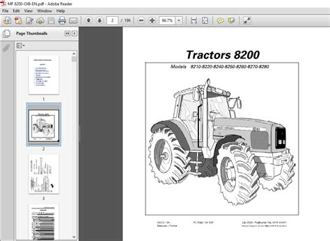 Massey ferguson mf 8210 8220 8240 8250 8260 8270 8280 traktor werkstatt service reparatur handbuch. - Nys dmv tow truck endorsement manual.