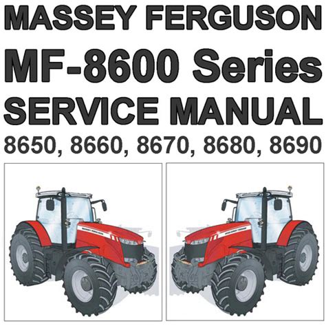 Massey ferguson mf 8600 mf8600 series tractor service workshop repair manual. - Diagramas y síntesis del procedimiento penal.