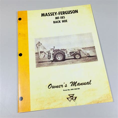 Massey ferguson mf mf davis 185 backhoe parts manual 651039m91. - Hp pavilion dv9000 maintenance and service guide.