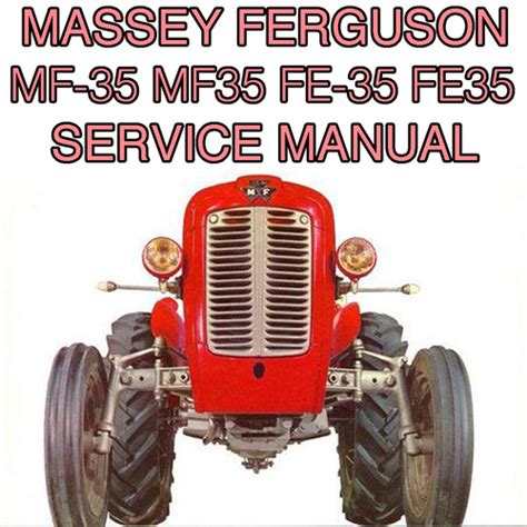 Massey ferguson mf35 factory repair manual. - Bridgeport ez trak sx programming operations manual.