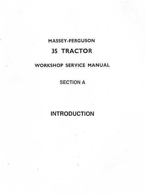 Massey ferguson mf35 mf 35 tractor service manual. - Aperçu sur les structures grammaticales des langues négro-africaines (suivi de réflexions sur le langage en afrique noire).