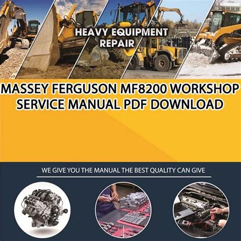 Massey ferguson mf8200 workshop service manual. - Título de los señores de totonicapan..