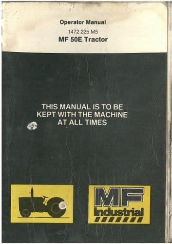 Massey ferguson operators manual mf 50. - Atlas copco ga 50 vsd manual.