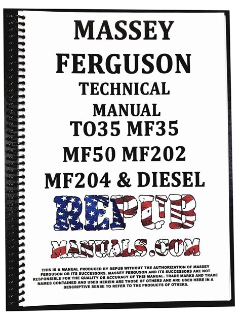 Massey ferguson to35 to35d mf35 mf35d f40 mh50 mf50 mhf202 mf202 mf204 manuale del negozio di trattori. - Manual of engineering drawing colin h simmons.