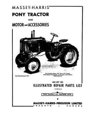 Massey harris pony tractor parts manual 650097m5. - Manuale del monitor lcd hp l1506.