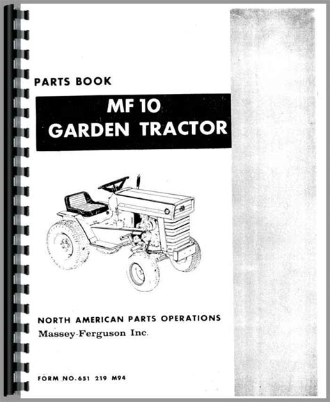 Massey mf 10 garden tractor parts manual. - Inconscient dans l'oeuvre et la vie de racine.