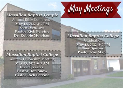 Massillon Baptist College - Available Degrees