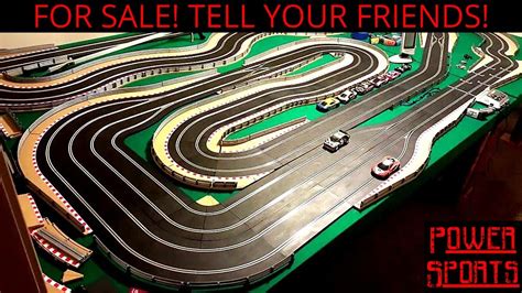 Massive 80ft Slot Car Racing Layout - Scalextric Digital Platinum