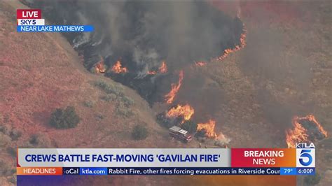 Massive Gavilan Fire forces evacuations in Riverside County