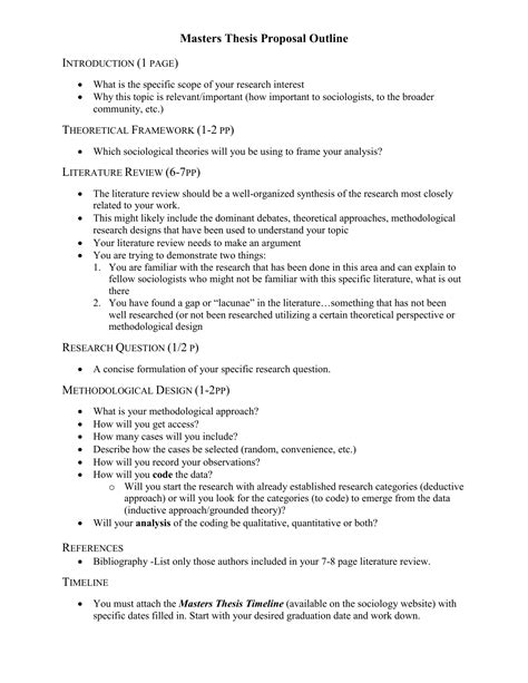 Master's thesis outline. Things To Know About Master's thesis outline. 