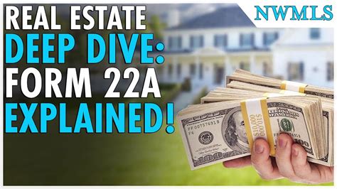 Master NWMLS Form 22A Financing Addendum Explained Real Estate
