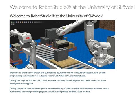 Master Robotics with ABB Robot Studio Tutorials